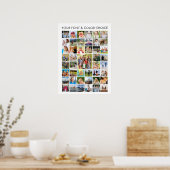 Poster Simple Collage de 45 Photos sur mesure (Cuisine)