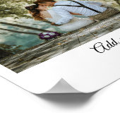 Poster simple coloré minimal mémorial sympathie (Coin)