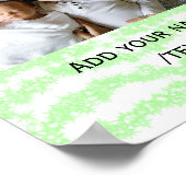 Poster Simple couleur minimale ajouter votre nom image de (Coin)