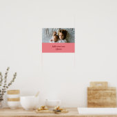 Poster Simple couleur minimale ajouter votre nom image de (Cuisine)