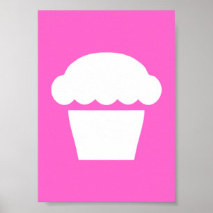 Poster simple cupcake