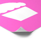 Poster simple cupcake (Coin)