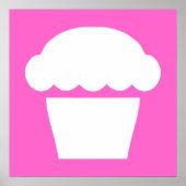 Poster simple cupcake (Devant)