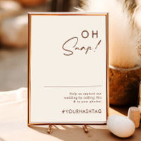 Simple Desert | Natural White Oh Snap Hashtag beco