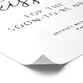 Poster Simple Devis Combien De Baisers Jeu De Douche (Coin)