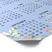 Poster Simple Elegant Floral Botanical 2026 Calendar |  (Coin)