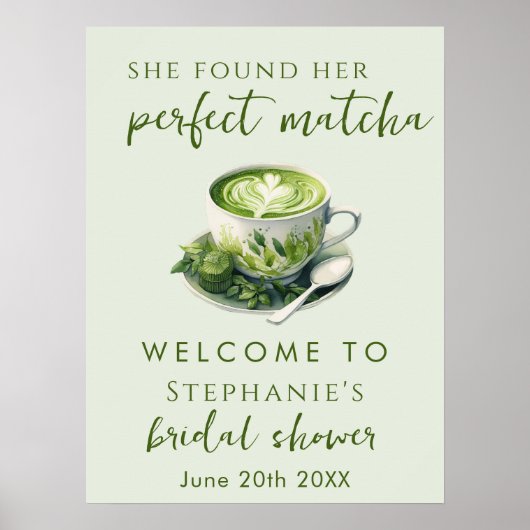 Poster Simple Elle A Trouvé Sa Fête des mariées Parfaite  (Devant)