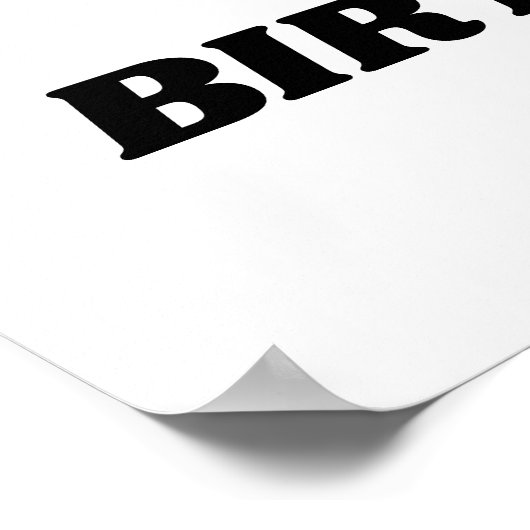 Poster Simple Elmo 1er anniversaire (Coin)