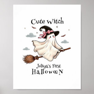 Poster Simple et élégante Mignonne sorcière première Hall