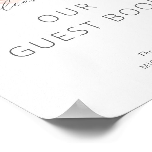 Poster Simple et moderne signe pivotant notre panneau de  (Coin)