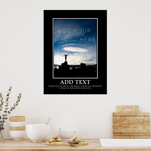 Poster Simple, faites votre propre motivation (Cuisine)