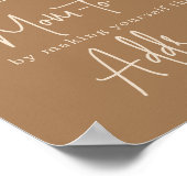 Poster Simple future maman lapin destinataire (Coin)