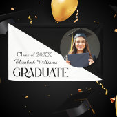 Poster Simple Graduation noir et blanc