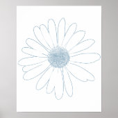 Poster Simple marguerite (Devant)