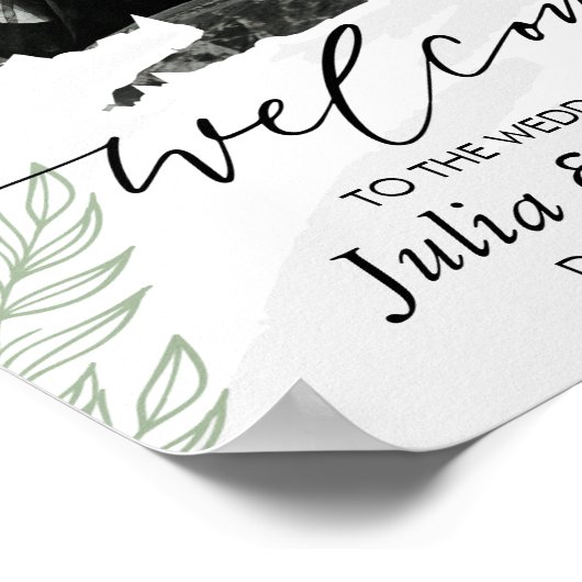 Poster simple Mariage de bienvenue (Coin)