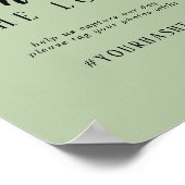 Poster Simple Minimaliste|Sage Share the Love Sign (Coin)