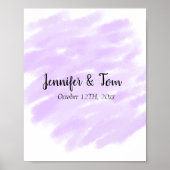 Poster simple minimum ajouter votre nom unité de mariage (Devant)