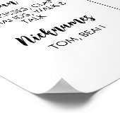 Poster Simple moderne 1er signe marquant de l'anniversair (Coin)