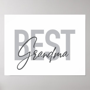 Poster Simple, moderne, cool, design tendance Best Grandp
