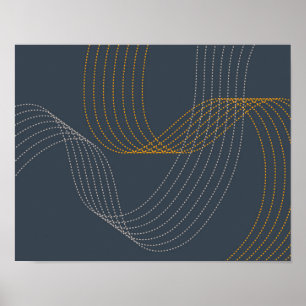 Poster Simple, moderne, élégant, cool, illustration tenda