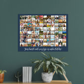 Poster Simple Moderne Personnalisé 96 Photo Collage