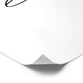 Poster simple noir blanc main art (Coin)