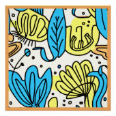 Poster Simple Ocean Motif Art. Acheter maintenant (Devant)