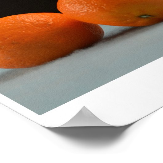 Poster simple orange (Coin)