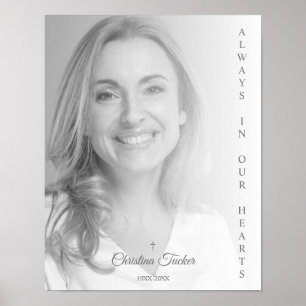 Poster Simple Photo en Noir et Blanc pour se souvenir de 