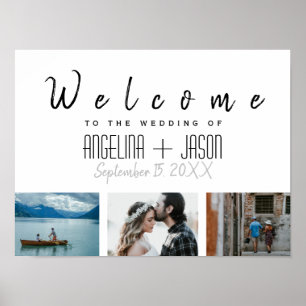 Poster Simple Photo Mariage