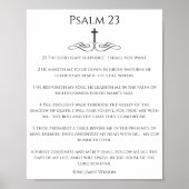 Poster Simple Psaume 23 Le SEIGNEUR est mon Berger (Devant)