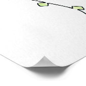 Poster simple Rose (Coin)