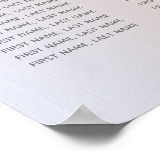 Poster Simple rose or confetti métallique tendance élégan (Coin)