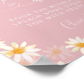 Poster simple Rustique Daisy Mom-osa Bar (Coin)