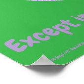 Poster "Simple Says-#3" funny, quote, humor  (Coin)