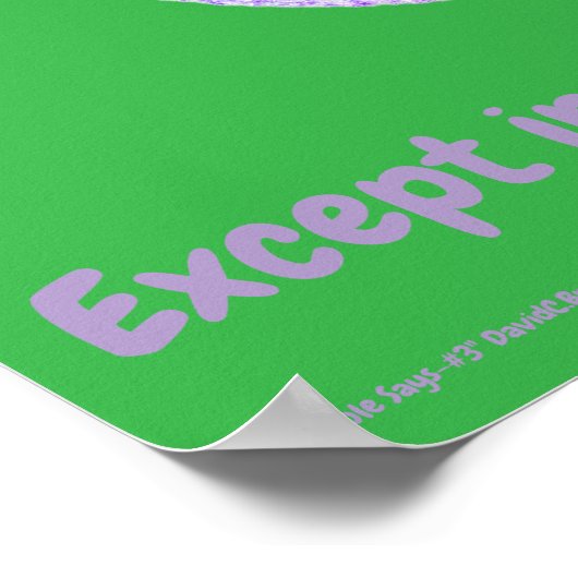 Poster "Simple Says-#3" funny, quote, humor  (Coin)