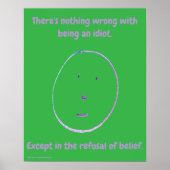 Poster "Simple Says-#3" funny, quote, humor  (Devant)