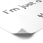 Poster "Simple Says-#6", funny, quote, humor (Coin)