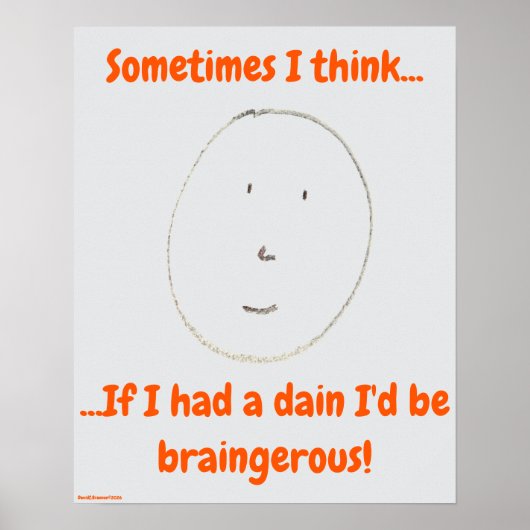 Poster "Simple Says...-#8" funny quote (Devant)