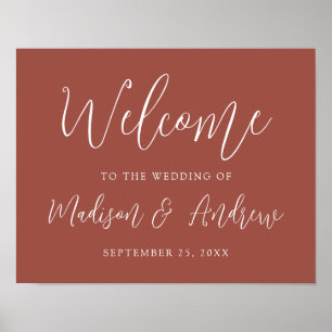 Poster Simple Script Mariage de Bienvenue en Rust