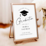 Poster Simple Script noir & blanc Graduation Welcome<br><div class="desc">Simple Script Black & White Graduation Welcome Poster Imprimer. Cliquez sur le bouton personnaliser/modifier avec l'outil de conception pour customiser cette conception avec votre texte.</div>