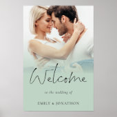 Poster Simple superposition photo Script de bienvenue Mar (Devant)