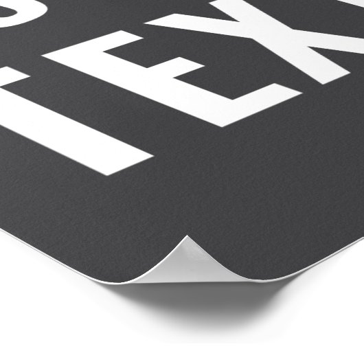 Poster Simple Text Template Womens Long Sleeve Black _1  (Coin)