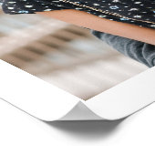 Poster Simple Typographie Photo De Mariage De Bienvenue (Coin)