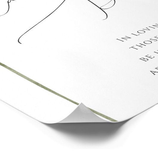 Poster Simple Wildflower | Ce cierge brûle enseigne (Coin)