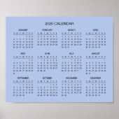 Poster Simple Yet Elegant 2026 Calendar |  (Devant)