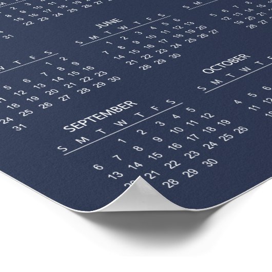 Poster Simple Yet Elegant 2026 Calendar |  (Coin)