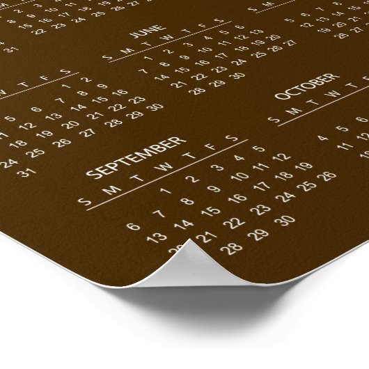 Poster Simple Yet Elegant 2026 Calendar |  (Coin)