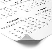 Poster Simple Yet Elegant Floral 2026 Calendar  |  (Coin)