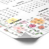Poster Simple Yet Elegant Floral 2026 Calendar | (Coin)